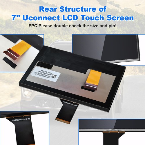 7 inch Uconnect Car Touchscreen Display Replacement For Jeep Compass 2017-2020 - Picture 5 of 7