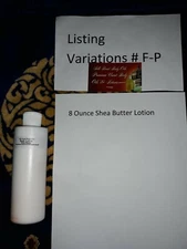 Pick A  8 Ounce Scented Lotion Listing Variation # F-P