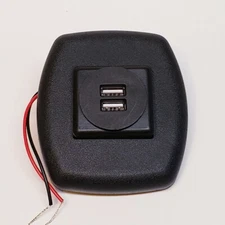 2 USB Car Cigarette Lighter Socket Charging Center REPLACEMENT POWER OUTLETS