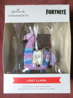 Fortnite LOOT LLAMA Christmas Holiday Ornament HALLMARK Epic Games NEW IN BOX