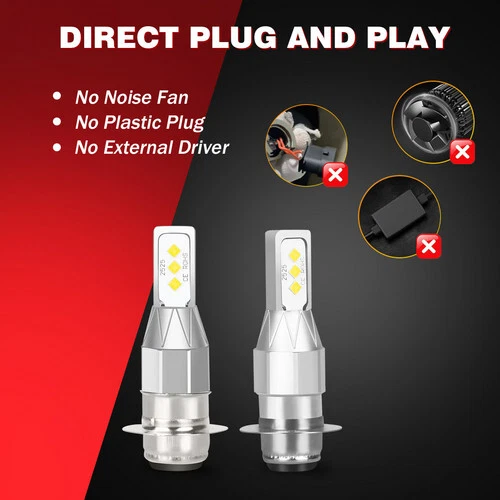 LED light bulb for Yamaha YTM225DR Tri-Moto (85 & 86) YTM225DX Tri-Moto (83-85) Foto 3 de 4