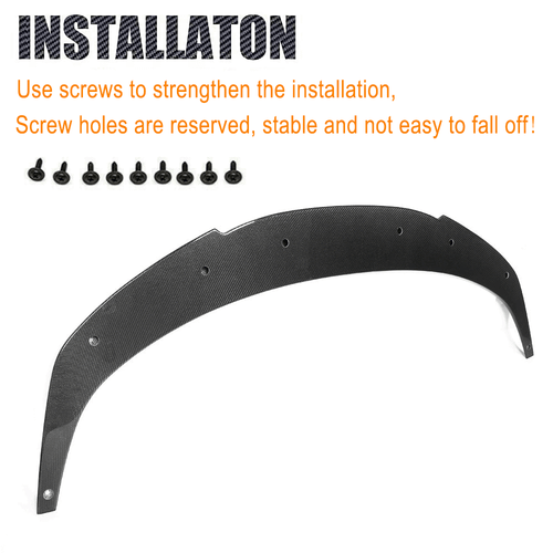 Spoiler labbro anteriore in carbonio per BMW F06 F12 F13 pacchetto M 2012-17 - Foto 10 di 12