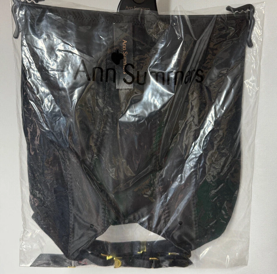 Ann Summers 'Besotted' Waspie / Suspender Belt - Black (XS, S, M) - Image 4 of 4