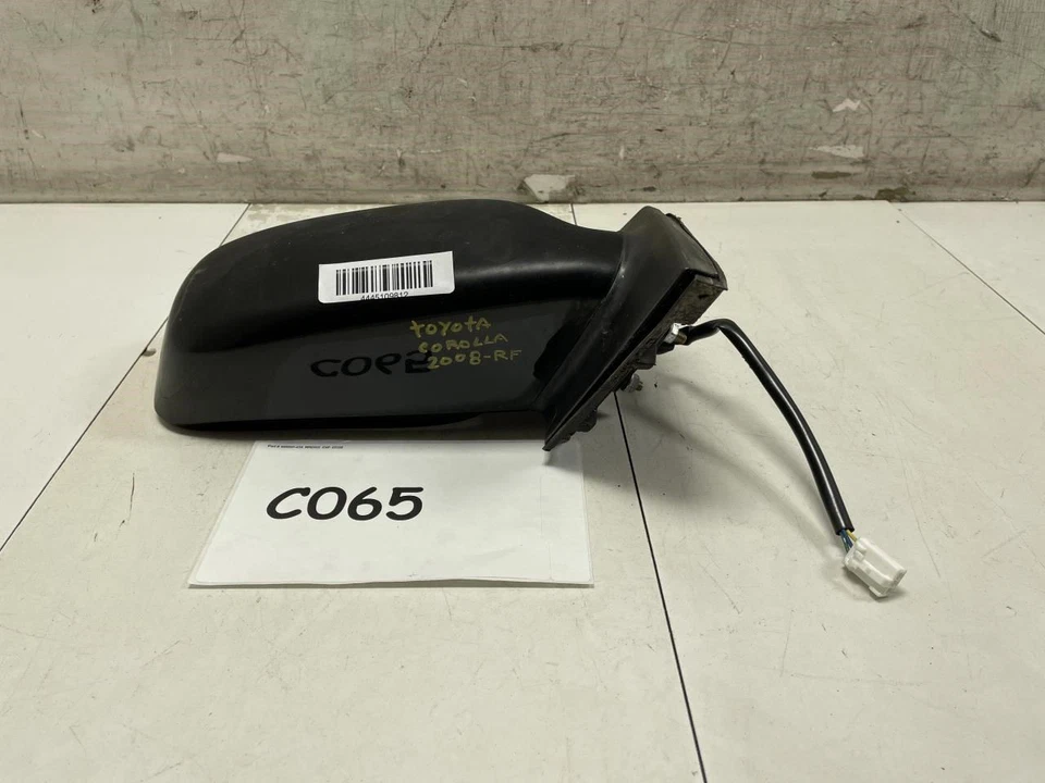 Toyota Corolla 2008 espejo retrovisor eléctrico con vista lateral del pasajero delantero derecho OEM+ Foto 2 de 4