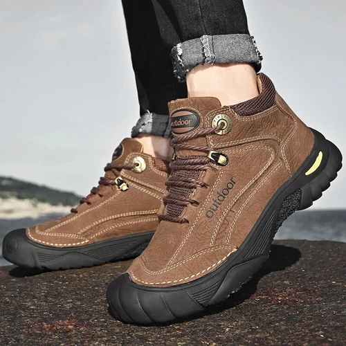 Herren Outdoor Rutschfeste Trekking Berg Schuhe Wasserdicht Langlebig Wanderschuhe - Bild 19 von 32