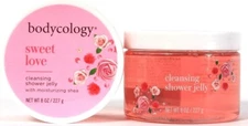 2 Count Bodycology 8 Oz Sweet Love With Moisturizing Shea Cleansing Shower Jelly