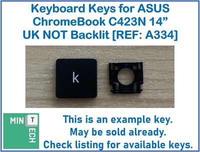 Tastatur Ersatz Tasten für Asus Chromebook C423N 14'' UK Layout NICHT Hintergrundbeleuchtung