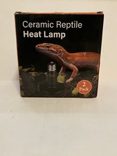 Simple Deluxe 150w 2-pack Ceramic Heat Emitter Reptile Bulb for  