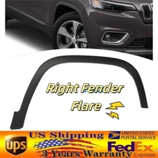 Right Fender Flare Replacement for 2019-2023 Jeep Cherokee Models