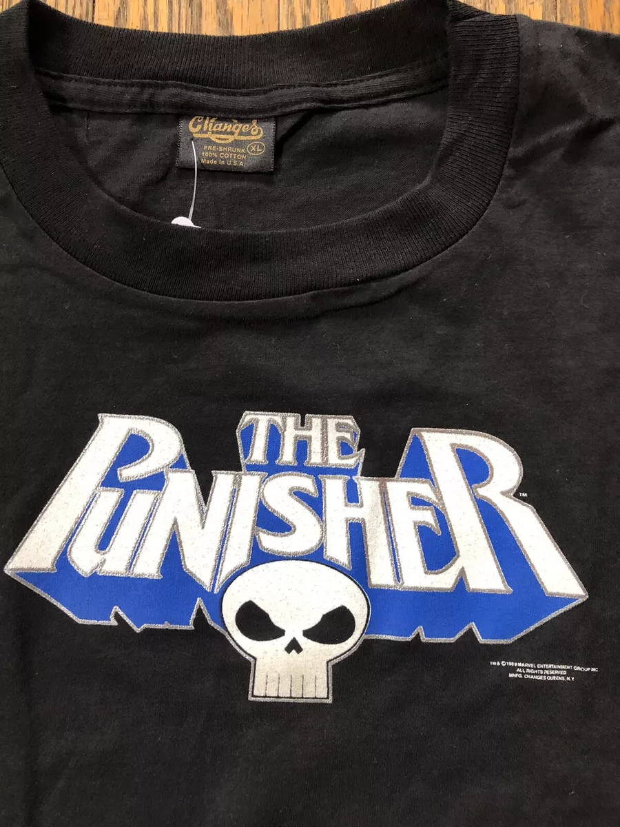 Vtg OG The Punisher 1989 Marvel T Shirt Made In USA X Men Spider Man Carnage 80s