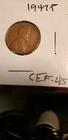 1947 P LINCOLN WHEAT PENNY CENT CHOICE EXTREMELY FINE CONDITION