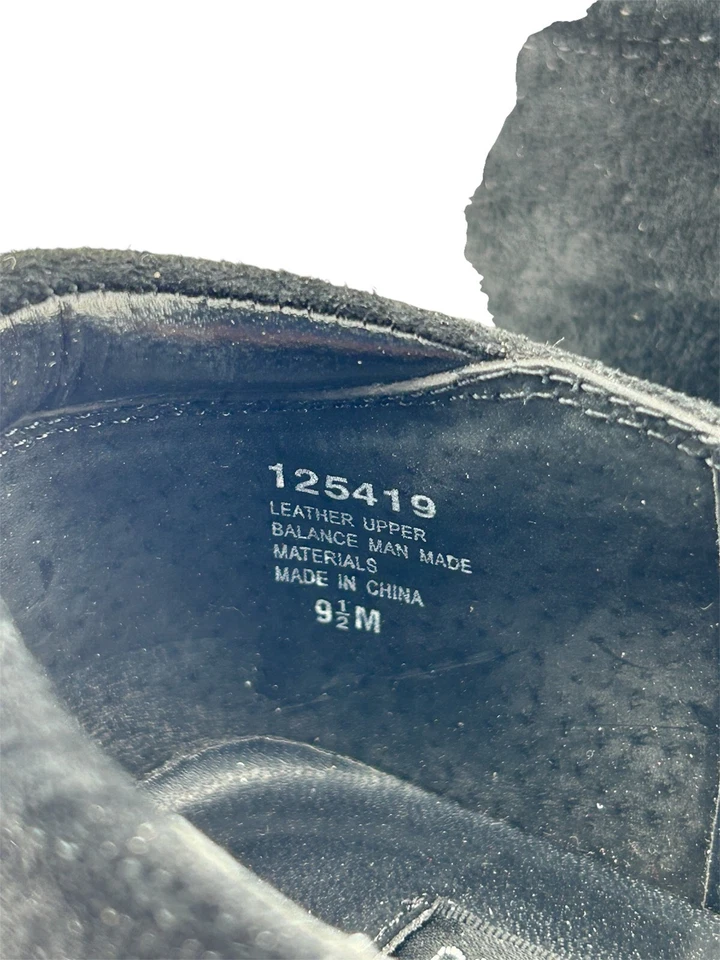 NOVO AJ Valenci Mocassim Preto Camurça Tamanho 9.5 - Imagem 4 de 4