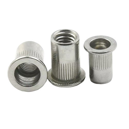 Steel Rivnuts Knurled Flange Open Head M4 M5 M6 M8 M10 Nutsert Rivet ...