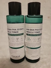 SOME BY MI Toner. 2 pack AHA-BHA-PHA  100ml Ea.* 1-Low Fill See Photos**