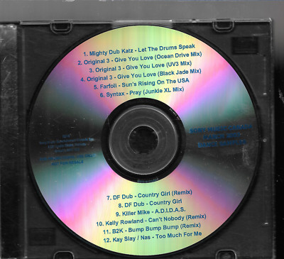 Various - Sony Music Canada March 2003 Dance sampler  (CD) Promo