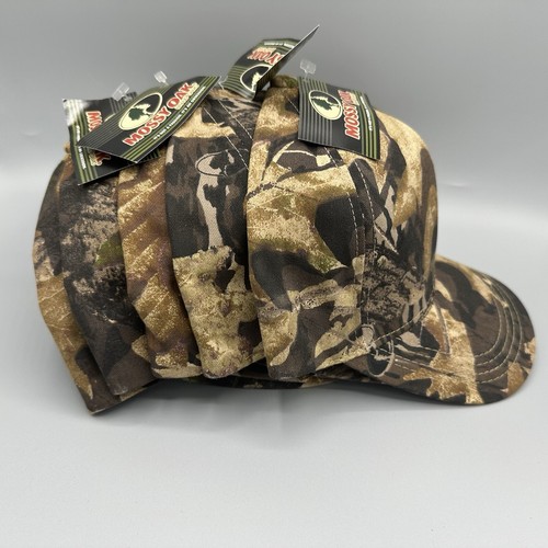 Vintage Mossy Oak Camo Camouflage Hat Cap USA New Tag SnapBack Forest Floor - Picture 7 of 7