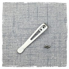 Clip tascabile in titanio realizzata per coltello Kershaw Link 1776GRYBW manico alluminio