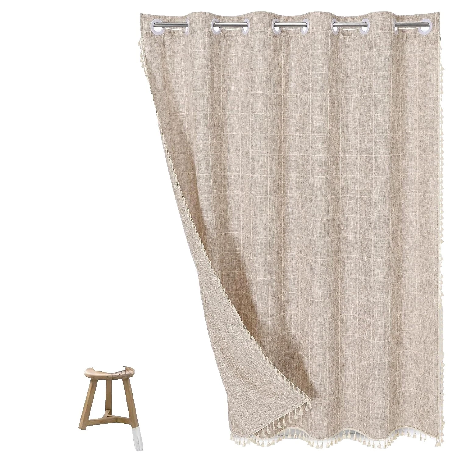 Cotton Modern Shower Curtains