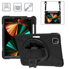 Shockproof Defender Armour Case, Rugged Cover Anti-Slip for iPad Pro 11"/12.9"