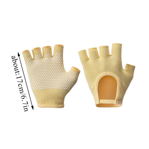Women Men Half Finger Work Out Gym Gloves Sport Weight Lifting Exercise Fitness/ - Picture 2 of 40
