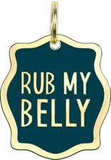 Pet Collar Charm - Rub My Belly - 104660