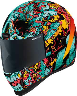 ICON Airform Motorcycle Street Full-Face Helmet Munchies MIPS Blue