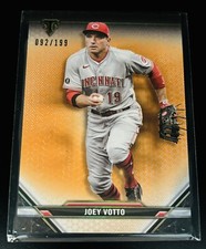 Joey Votto 2021 Topps Triple Threads Amber /199 #40 Cincinnati Reds Legend