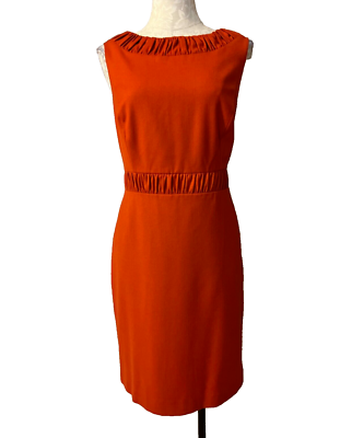 Talbots Sheath Dress 14 Dark Orange Stretch Career Church Sleeveless NEW $169 | eBay Talbots Sheath Dress 14 Dark Orange Stretch Career Church Sleeveless NEW $169 | eBay
