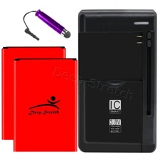 High Quality 2x 3580mAh Standard Li_ion Battery Dock Charger for LG Volt LS740P