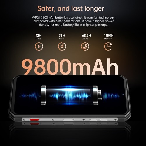 New Oukitel WP21 12GB+256GB robuste Nachtsicht Dual-Screen-Smartphone 9800mAh - Picture 7 of 24