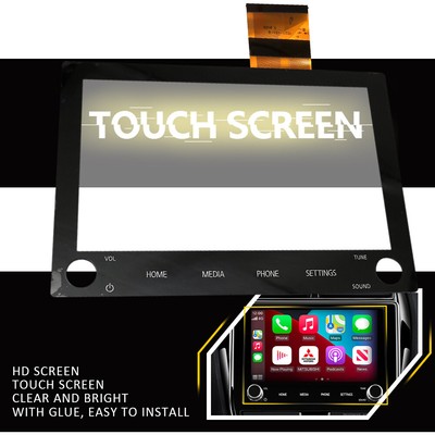 For 2019-2022 Mitsubishi Sport Outland 8'' Touch Screen Glass Digitizer 80 Pin