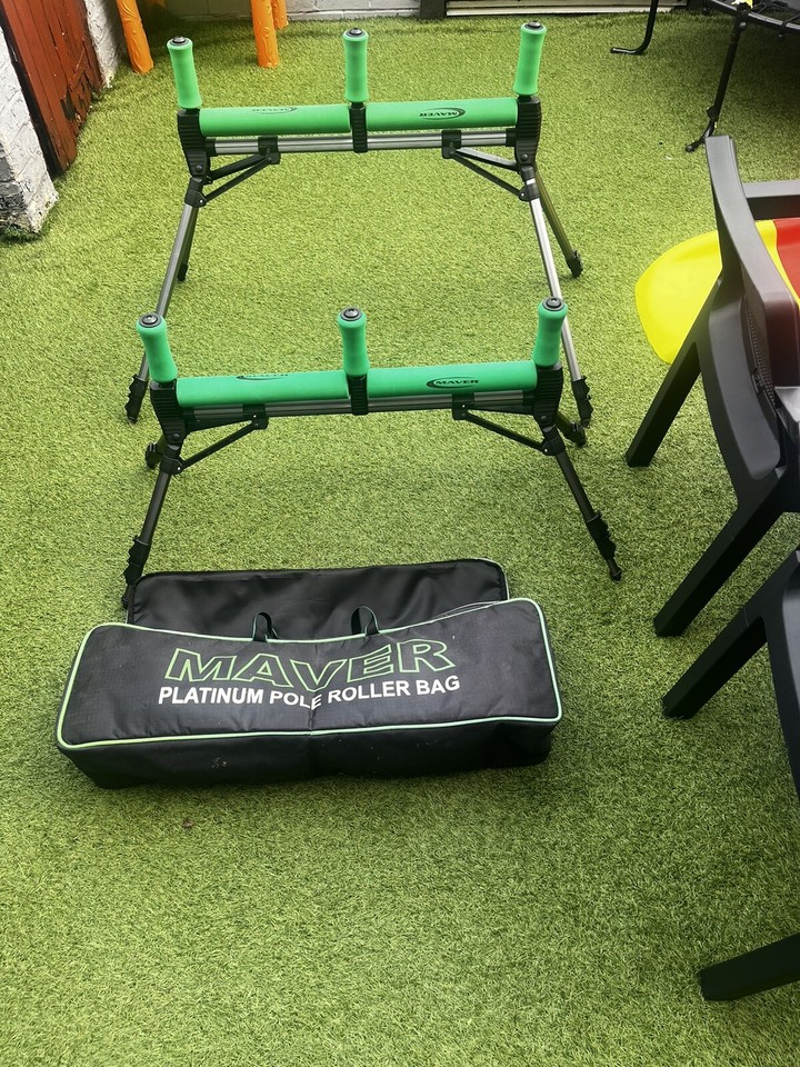 MAVER DOUBLE XL FLATBED POLE ROLLERS X2 WITH MAVER ROLLER BAG MATCH