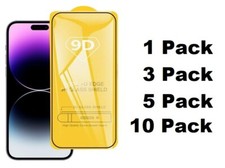 Full Coverage Edge to Edge Tempered Glass Screen Protector for iPhone 14 Pro Max