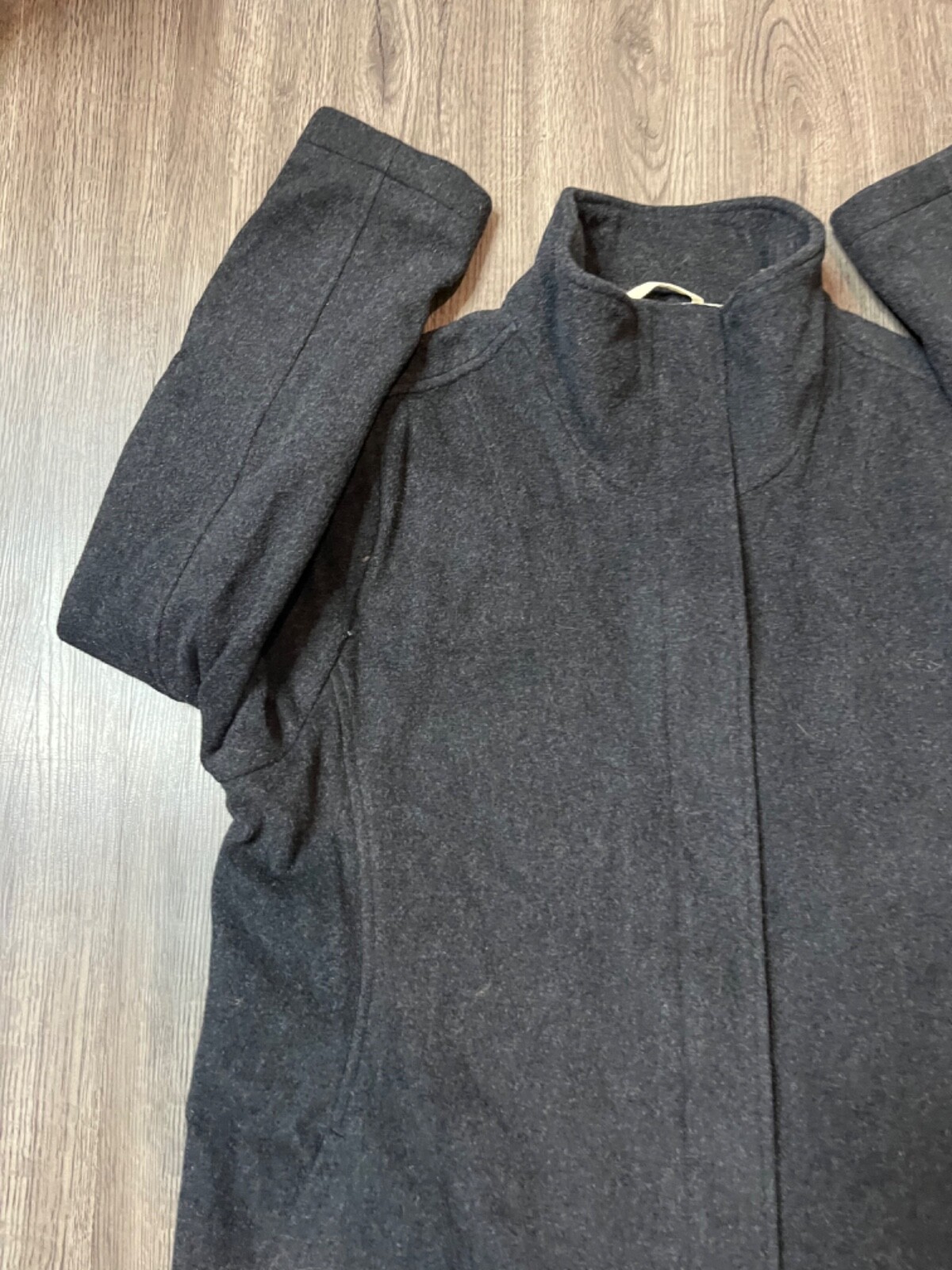 Pendleton Jacket Womens Large Grey Wool Over Coat - image 4