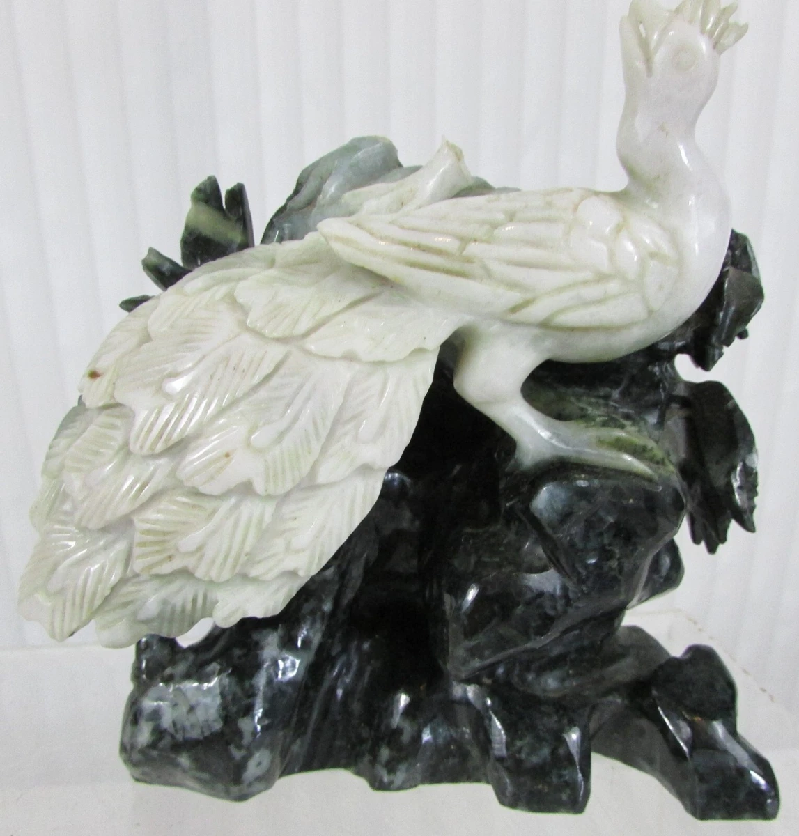 鸟复古原始1940 年后中国风雕像、雕像| eBay