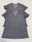 FIGS Technical Collection Casma grey scrub tops.  Set of 2. XS.👩‍⚕️🧑‍⚕️ — photo 1