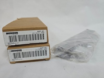 Lot of 3 MODICON PLC I O Modules AS-6534-060 AS-6534-000 With Manual