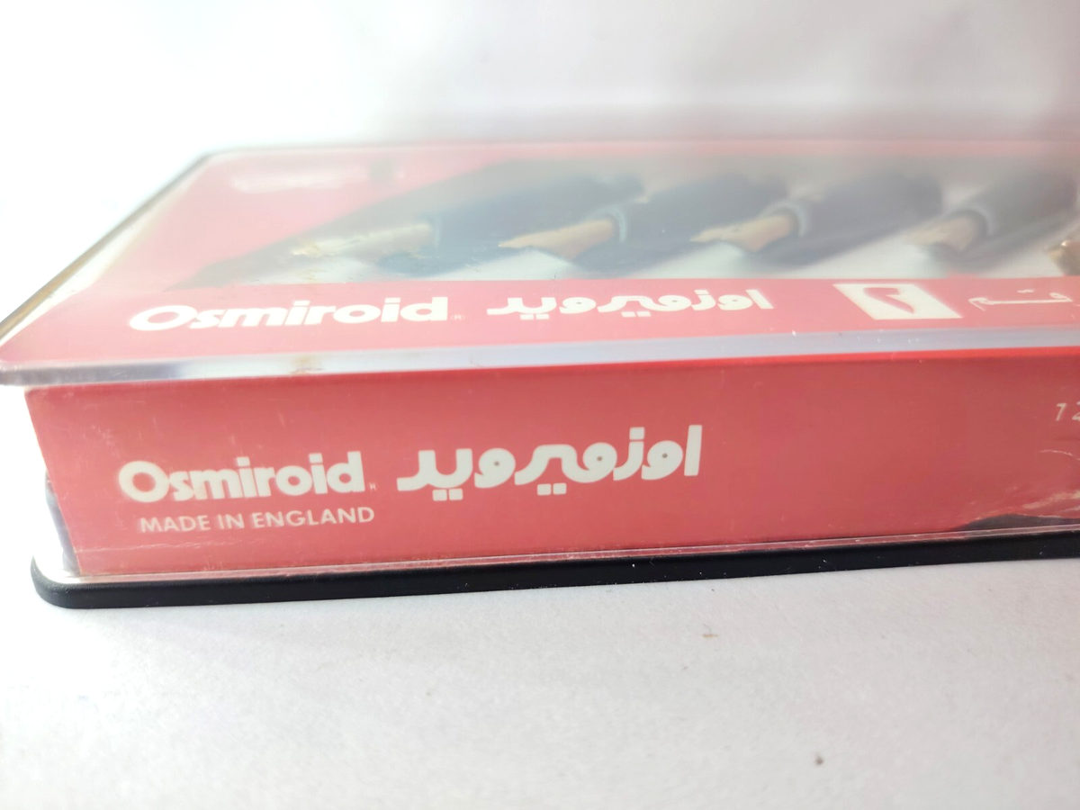 Lot Stylos Osmiroid Arabes Plaqué Or 22 Carats + Jeu De 6 Calligraphies