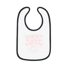 Cute Alarm Clock Bib for Babies - Fun Gift for New Parents, Baby Showers, [...]