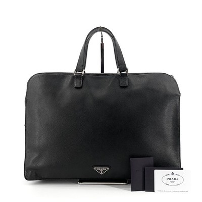 Prada Aktentasche Saffiano Triangle Logo Tote Bag 155988090