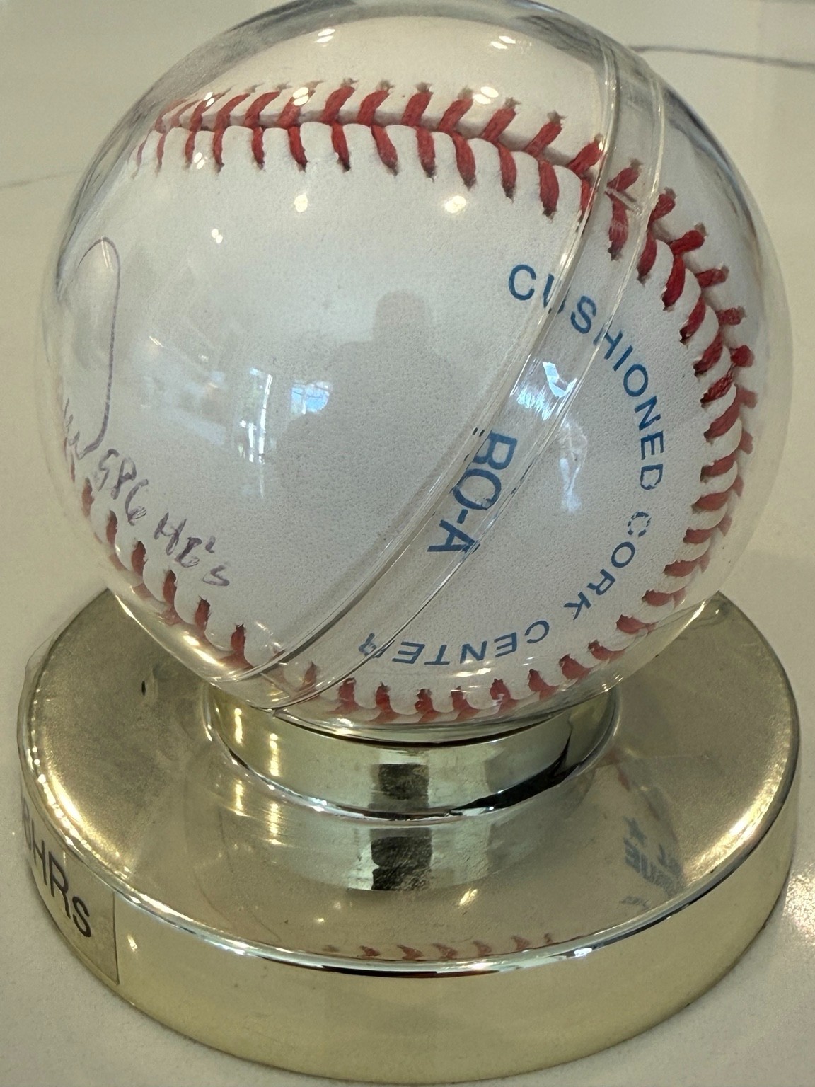 Frank Robinson Autographed Baseball 586 HRS Inscription Rawlings Official AL Bal view 6