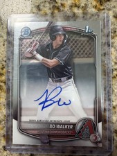 2025 Bowman Chrome Bo Walker 1st Auto #CPA-BWA Diamondbacks