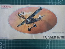 1/48 SUPERB DRAGON # RARE HARD TO FIND OOP WW1 FOKKER D.VIII INC PHOTO ETCH
