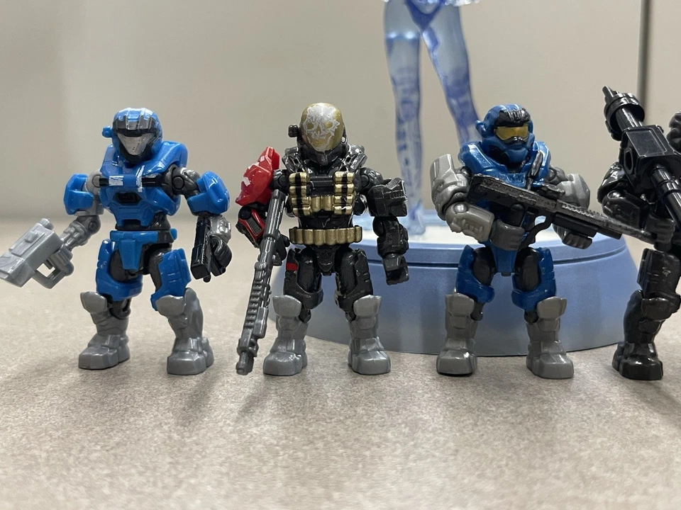 Spartan Noble Team Six Kat Emile Carter Jorge Lot Halo Mega Construx Figure - Image 2 of 3