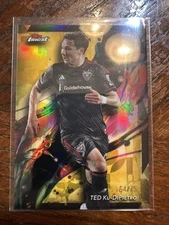 2024 Topps Finest MLS Ted Ku-Pietro D.C. United 64/75 Gold 73