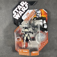 CLONE COMMANDER STAR WARS SAGA LEGENDS ACTION FIGURE 1 18 COIN VINTAGE NEW