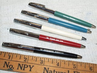 Sheaffer complete set of 5 basic colors for early clip cap Prestige (74)