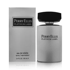 PLATINUM LABEL * Perry Ellis 3.4 oz / 100 ml Eau De Toilette Men Cologne Spray