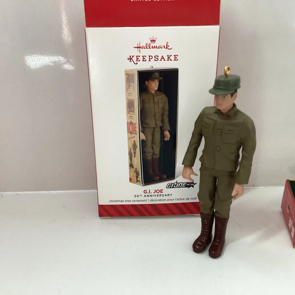 2014 Hallmark Keepsake Ornament MIB Hasbro GI Joe 50th Anniversary  - Image 2 of 3
