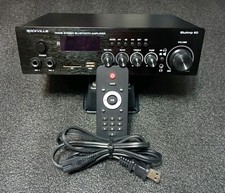 ROCKVILLE BLUAMP 90 HOME STEREO BLUETOOTH AMPLIFIER 400W PEAK POWER TESTED 